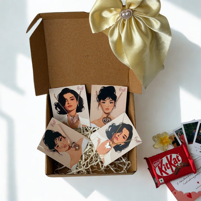 Wrapped With Love – Set of 4 unique fashion pendants + Custom Surprises