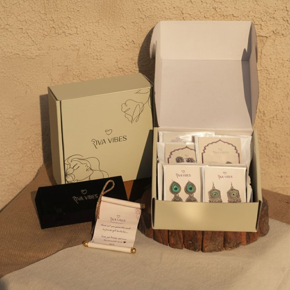 Set of 7 Traditional Ethnic Earrings Collection