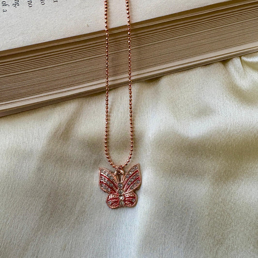 Butterfly Pendants Red