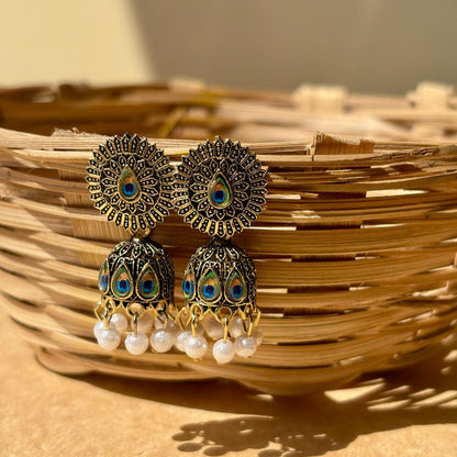 Jewelry & Love Hamper – Jhumkas, Evil Eye Pendant & More