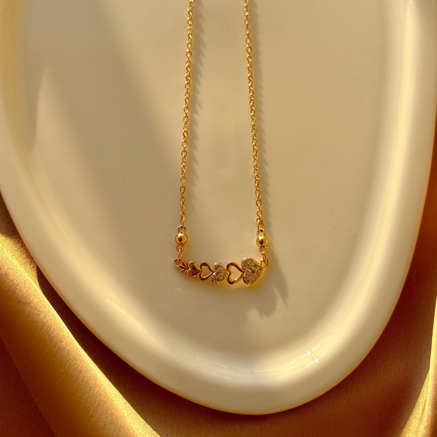 Elegant Anti-Tarnish Chain Pendants Gift Hamper – Minimal, Classy & Full of Love