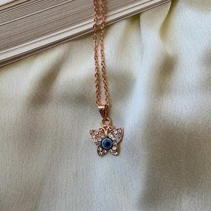 Set of 4 Rose Gold Fashion Pendant Set – Cute, Classy & Meaningful + Gifting Extras